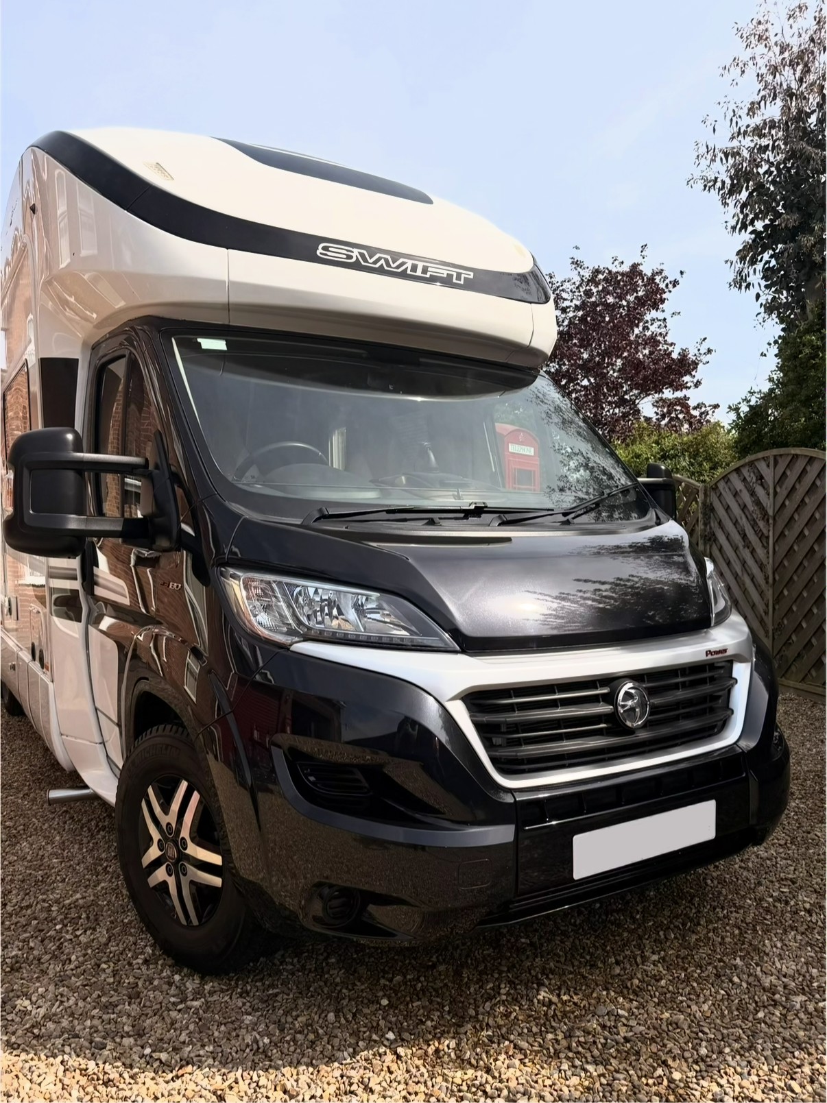 Freshly finished Swift motorhome
